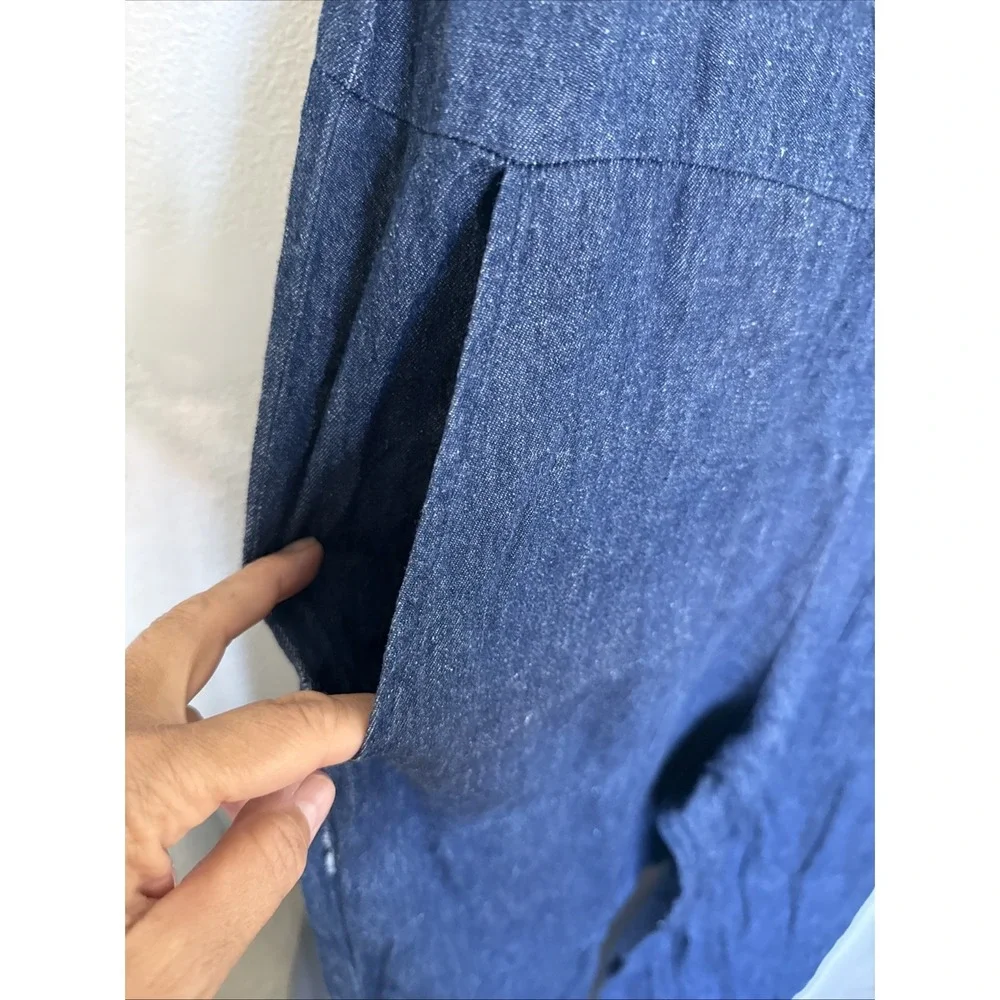 The Seea BILLIE Jumpsuit Hemp Denim Size M Overalls Beach - Picture 7 of 13